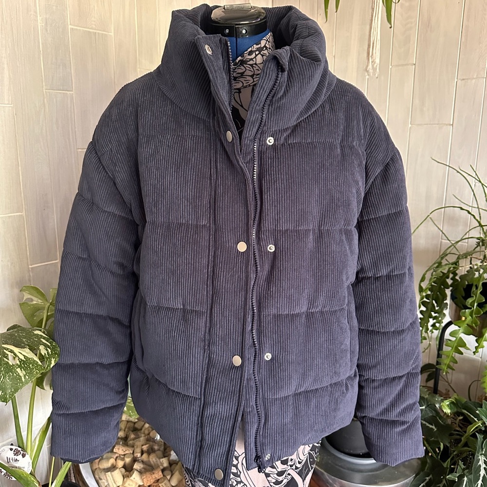 George Dark Blue Corduroy Jacket